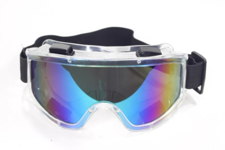 Echipamente - Ochelari cross/enduro/atv,rama transparenta,sticla oglinda,WB G-02