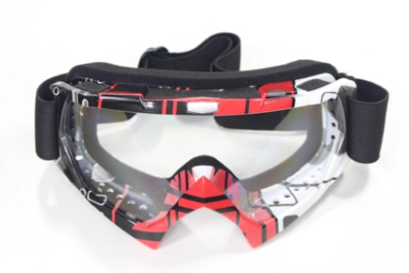 Echipamente - Ochelari cross/enduro/atv WB P-28,rama multicolor,sticla transparenta