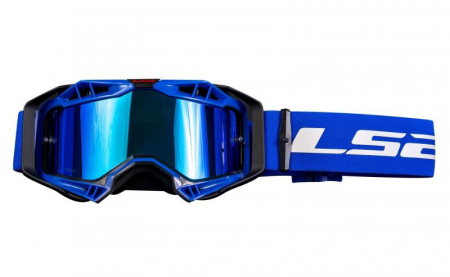 Echipament Cross  & ATV - Ochelari LS2 cross/enduro/atv, culoare albastru, lentila iridium