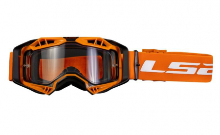 Echipament Cross  & ATV - Ochelari LS2 cross/enduro/atv, culoare portocaliu, lentila clara