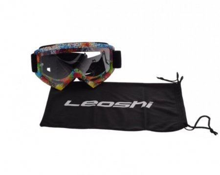 Echipament Cross  & ATV - Ochelari motocross/atv/enduro Leoshi, culoare multicolor