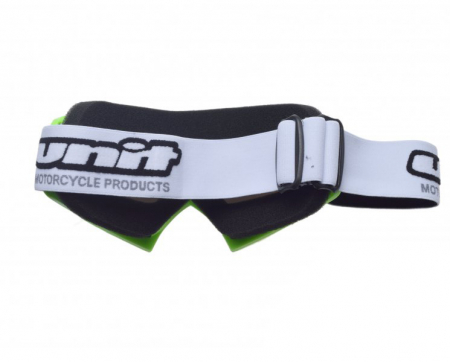 Ochelari motocross/atv/enduro Unit, culoare rama lime, lentila fumurie oglinda [1]