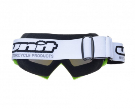 Ochelari motocross/atv/enduro Unit, culoare rama verde, lentila fumurie curcubeu [1]