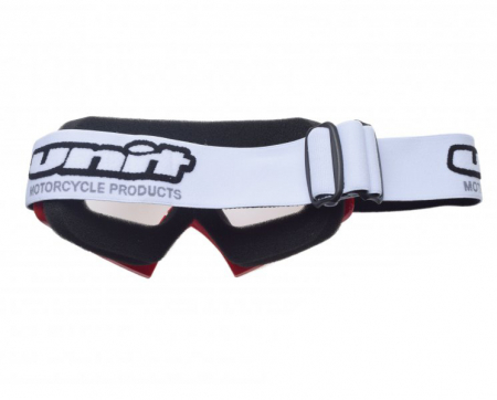 Ochelari motocross/atv/enduro Unit, culoare rama rosu, lentila clara [1]