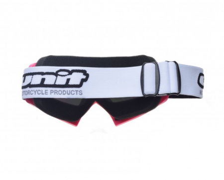 Ochelari motocross/atv/enduro Unit, culoare rama roz, lentila fumurie curcubeu [1]
