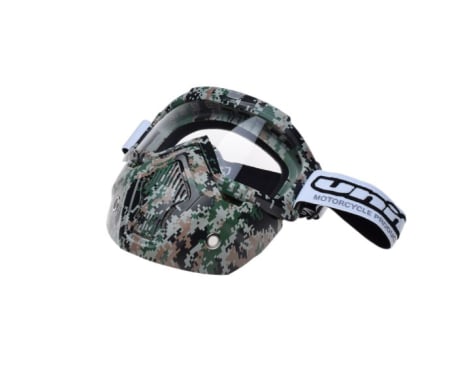 Echipamente - Ochelari motocross/atv/enduro Unit, model masca army, culoare rama army, lentila transparenta