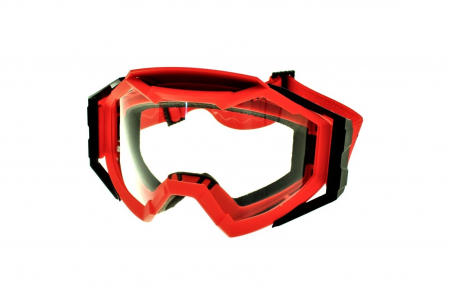 Ochelari motocross/enduro/atv, PowerForce, lentila antiaburire, culoare rama rosu [1]