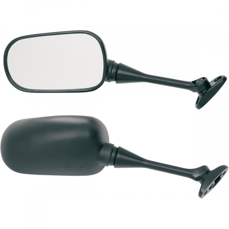 Suspensie Cadru - Oglinda moto compatibila Honda, montaj stanga, culoare negru
