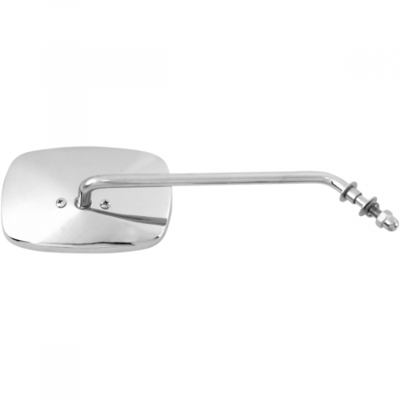 Oglinda moto LONG STEM BOLT-ON, culoare crom, montaj stanga [1]