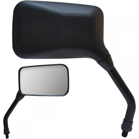 Suspensie Cadru - Oglinda moto universala GX Competition, montaj dreapta, culoare negru