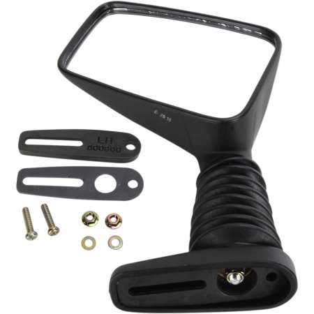 Suspensie Cadru - Oglinda ZR moto universala, montaj stanga, culoare negru