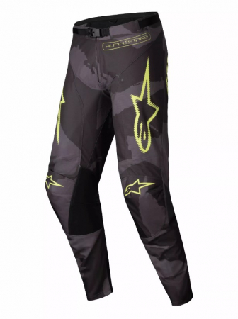 Pantaloni - Pantaloni atv/cross Alpinestars Racer Hollow, culoare gri/galben, marime 32