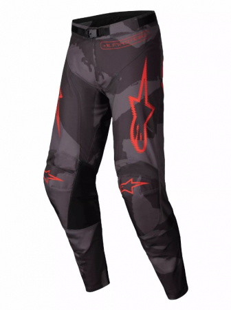 Pantaloni - Pantaloni atv/cross Alpinestars Racer Hollow, culoare gri/portocaliu, marime 32
