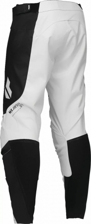 Pantaloni atv/cross copii Thor LaunchMode Forge, culoare negru/alb, marime 22 [3]