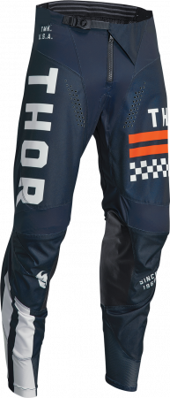 Pantaloni - Pantaloni atv/cross copii Thor Pulse Combat, culoare bleumarin/alb, marime 26