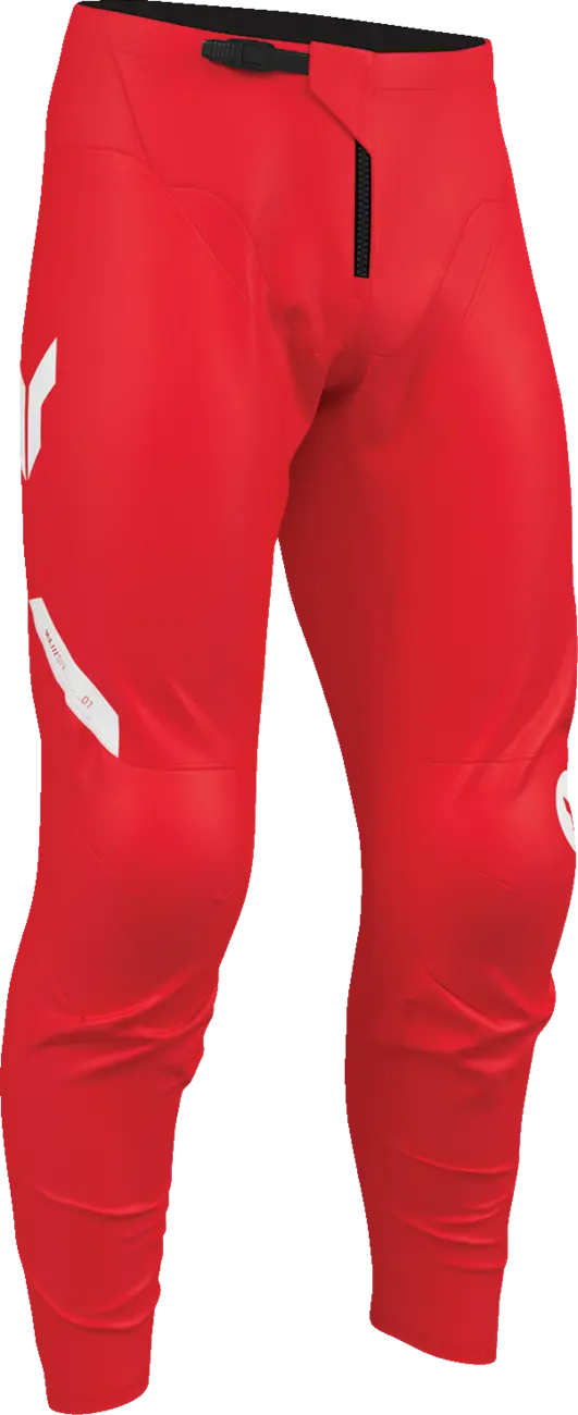 Pantaloni atv/cross copii Thor Ridemode Menace, culoare rosu/alb, marime 24 [2]