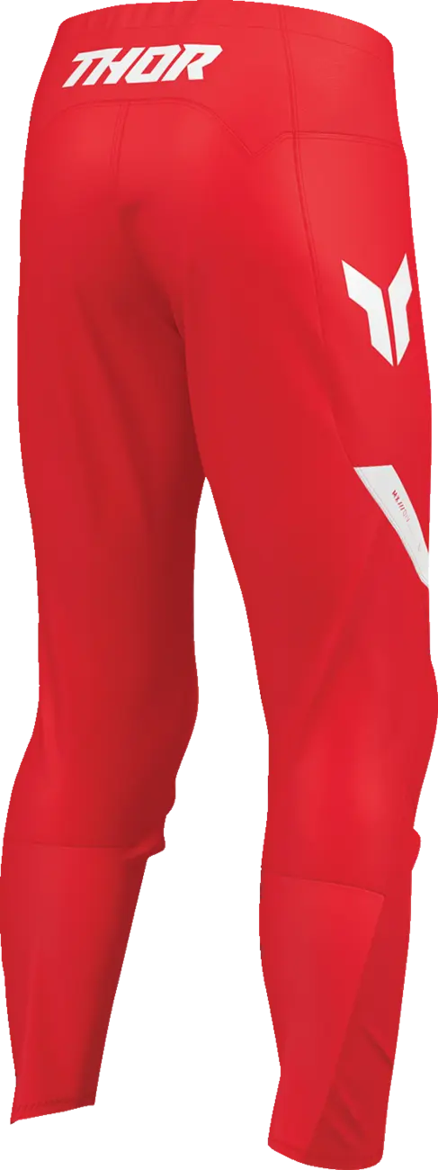 Pantaloni atv/cross copii Thor Ridemode Menace, culoare rosu/alb, marime 20 [3]