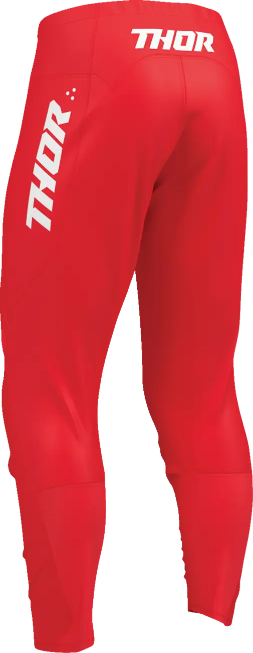 Pantaloni atv/cross copii Thor Ridemode Menace, culoare rosu/alb, marime 24 [1]