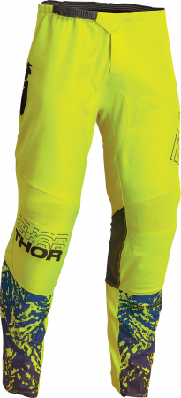 Pantaloni - Pantaloni atv/cross copii Thor Sector Atlas, culoare galben/albastru, marime 26