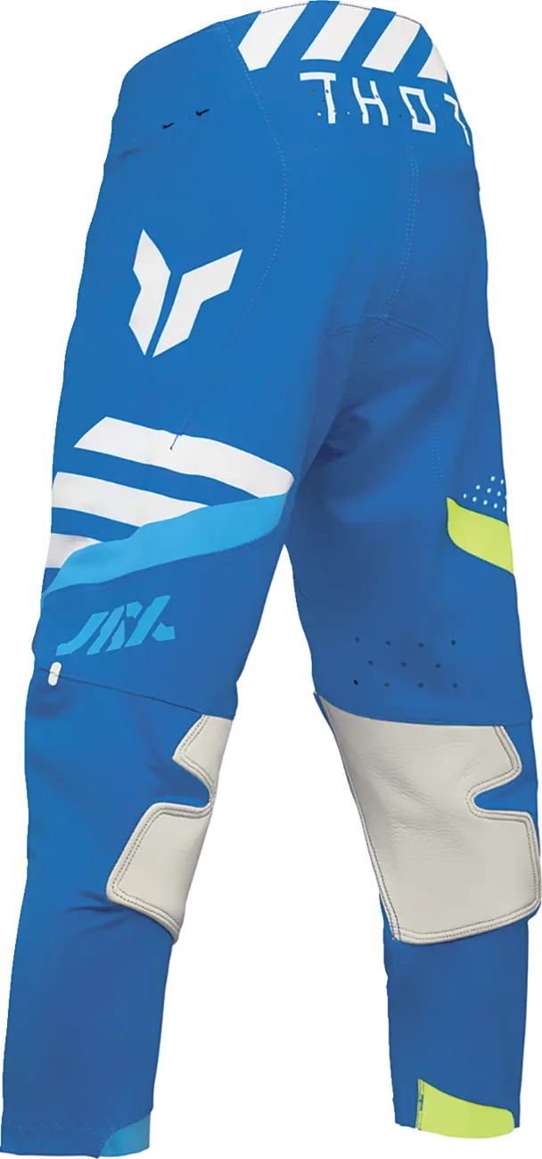 Pantaloni atv/cross copii Thor Sportmode Synth, culoare albastru/verde, marime 28 [3]