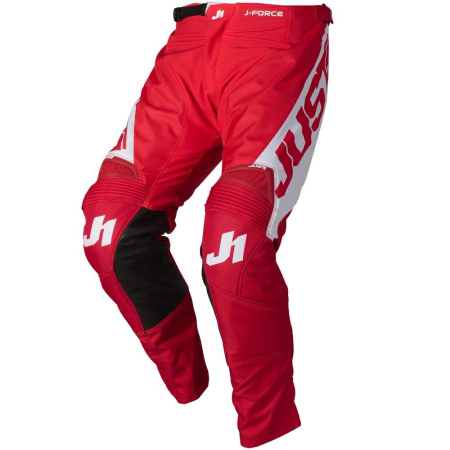 Pantaloni - Pantaloni atv/cross Just1 J-Force Vertigo, culoare rosu/alb, marime 36