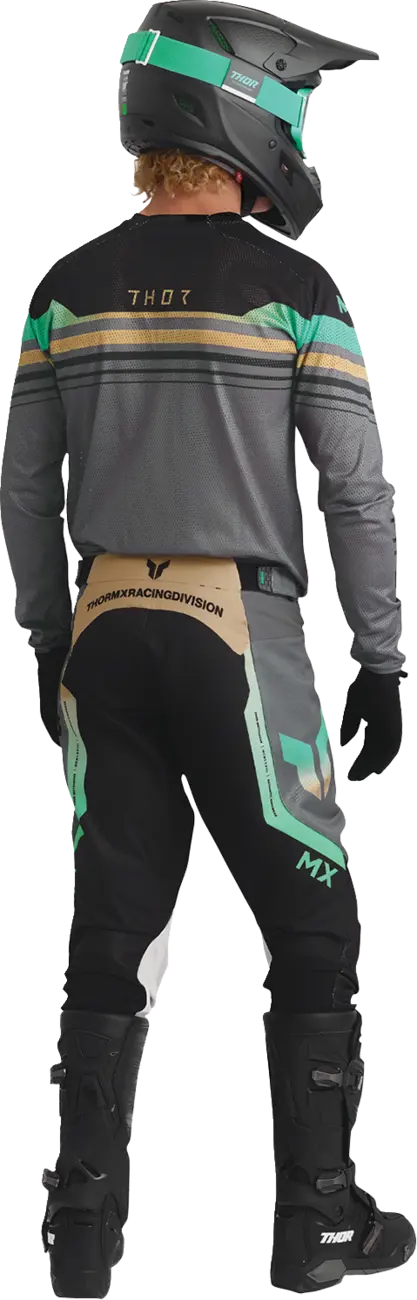 Pantaloni atv/cross Thor Launchmode Air Raptor, culoare negru/gri, marime 38 [5]