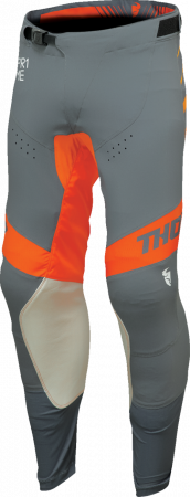 Pantaloni - Pantaloni atv/cross Thor Prime Analog, culoare gri/portocaliu, marime 29