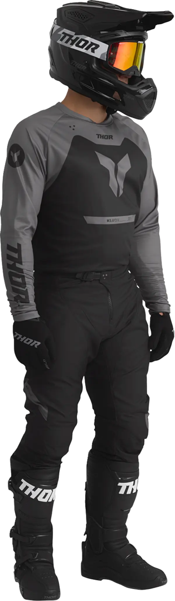 Pantaloni atv/cross Thor Ridemode Menace, culoare negru, marime 36 [2]