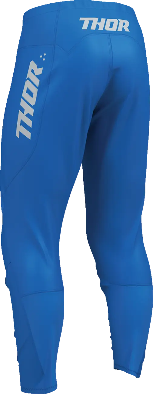 Pantaloni atv/cross Thor Ridemode Menace, culoare albastru, marime 34 [2]
