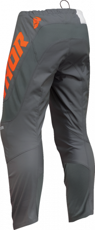 Pantaloni atv/cross Thor Sector Checker, culoare gri/portocaliu, marime 30 [1]