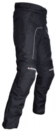 Echipament Strada - Pantaloni moto textili impermeabili Leoshi, culoare negru, marime M