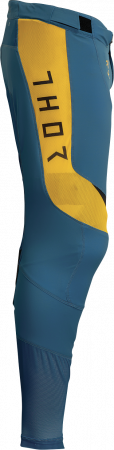 Pantaloni motocross/enduro Thor Prime Rival, culoare albastru/galben, marimea 28 [2]