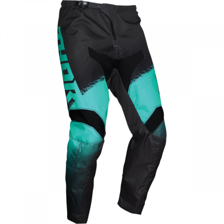 Pantaloni - Pantaloni motocross Thor Sector Vapor culoare Negru/Albastru marime 28