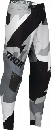 Pantaloni - Pantaloni motocross Thor SportMode Brave, culoare negru/gri, marime 32