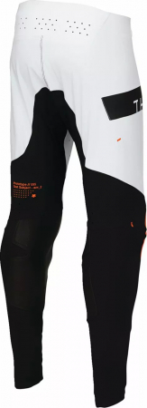 Pantaloni motocross Thor SportMode Rogue, culoare alb/negru, marime 31 [3]