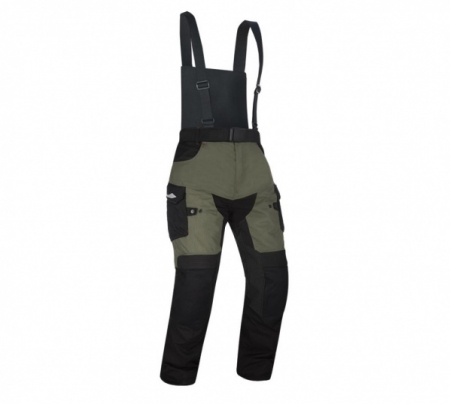 Pantaloni - Pantaloni textili impermeabili Oxford Montreal 3.0 MS, croi regular, culoare negru/army, marime L
