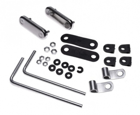 Parbriz moto universal cu prinderi, h=37cm [2]