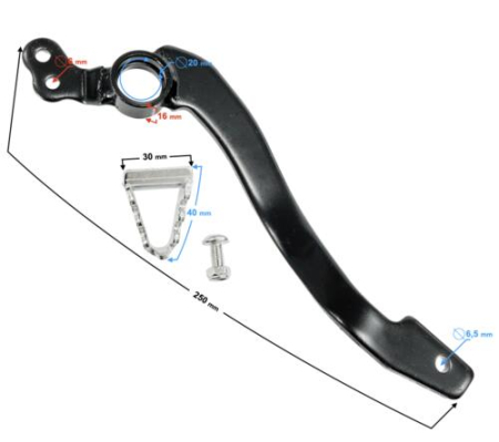 Frana - Pedala frana Barton NXT250 2021