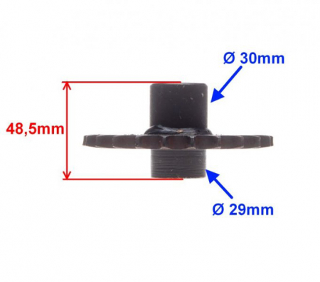 Pinion fata atv 150, diametru ax 20mm [2]