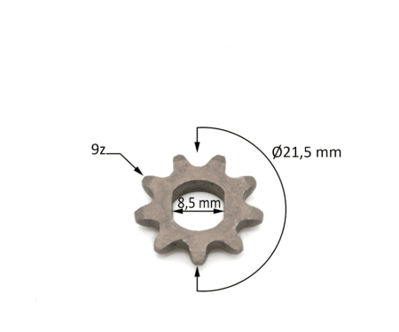 Pinion Motor 25H Quad Mini E-ATV 9 Dinți [1]