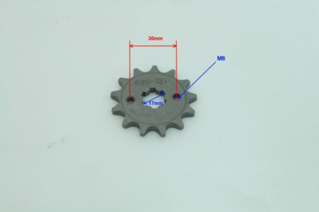 Pinion fata transmisie, 13 dinti, pas 420 [1]