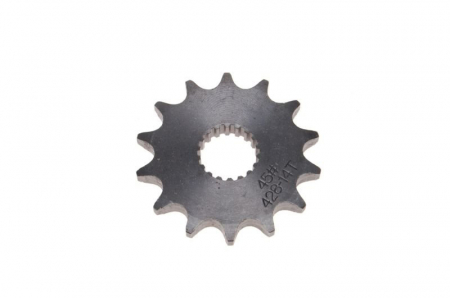 Transmisie - Pinion fata transmisie, 14 dinti, pas 428, Suzuki Gn125