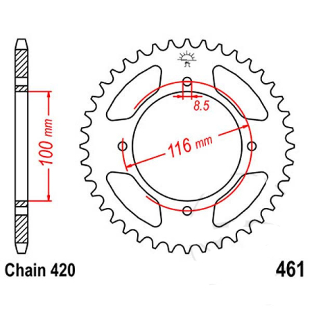 Pinioane - Pinion spate Z50