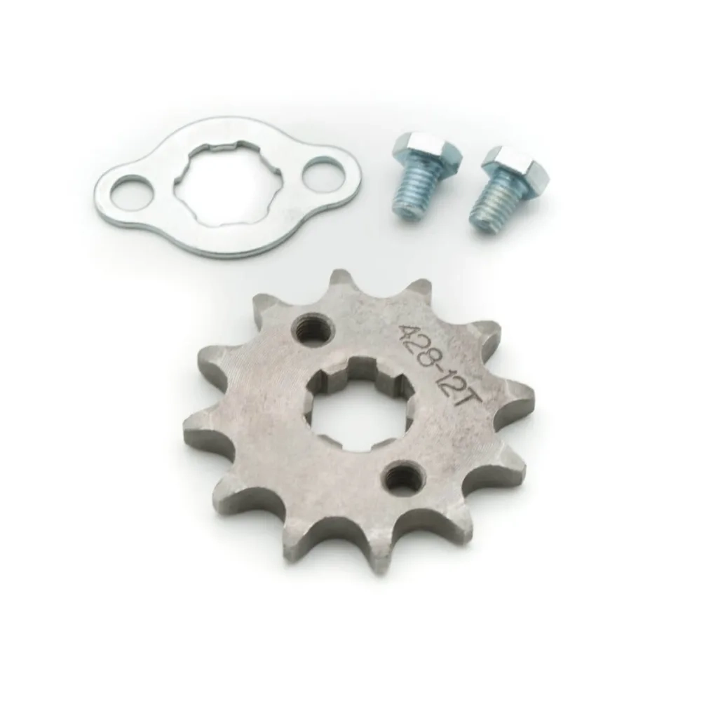 Pinion transmisie fata cross 110-125cc,pas428,12z,int.17mm