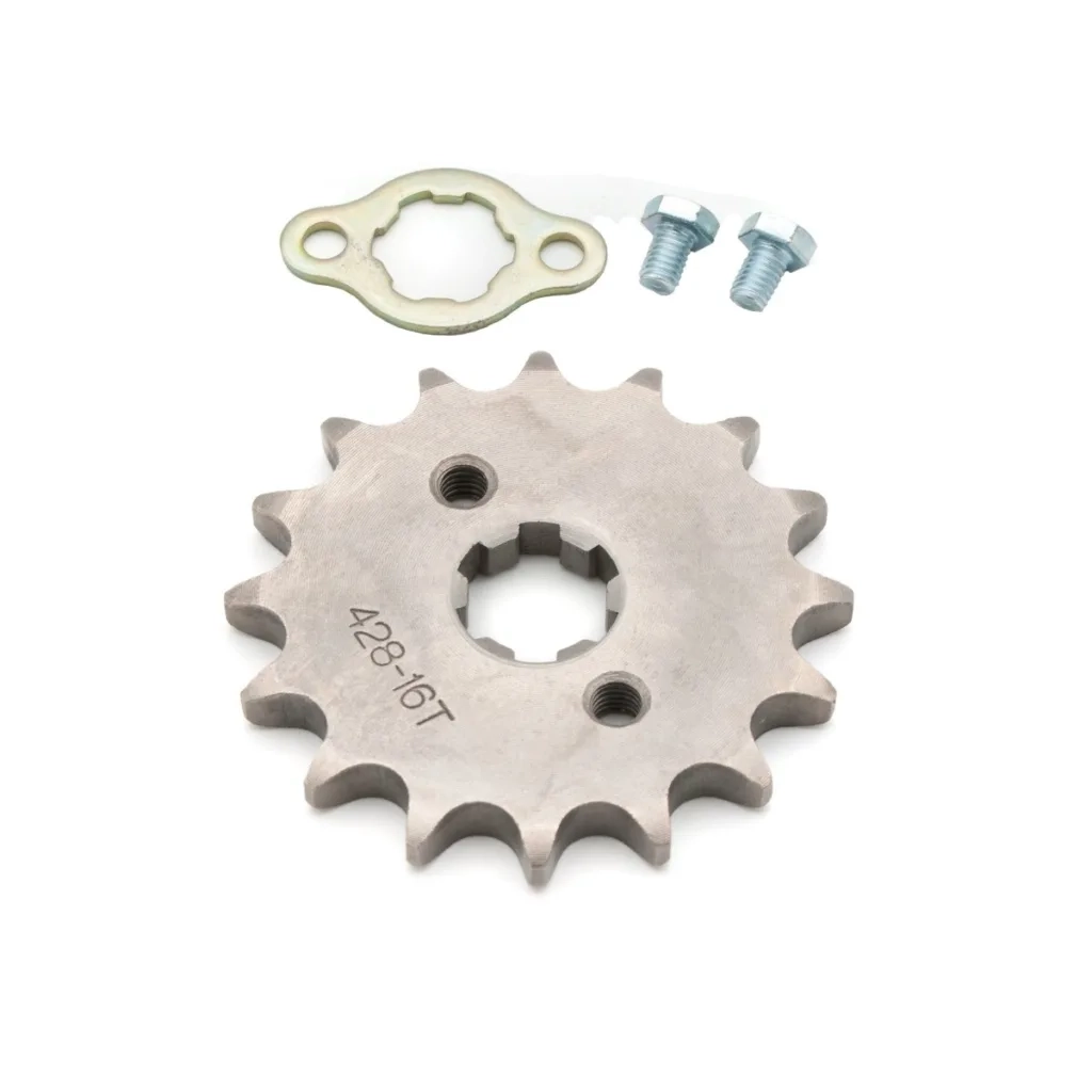 Pinion transmisie fata cross 110-125cc,pas428,16z,int.17mm