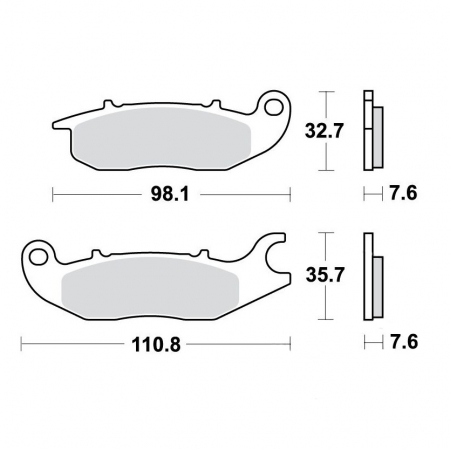 Frana - Placute de frana  STD TRW