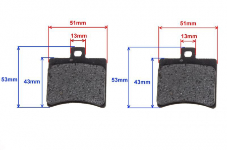 Placute frana atv/moto echivallent EBC FA298 [2]