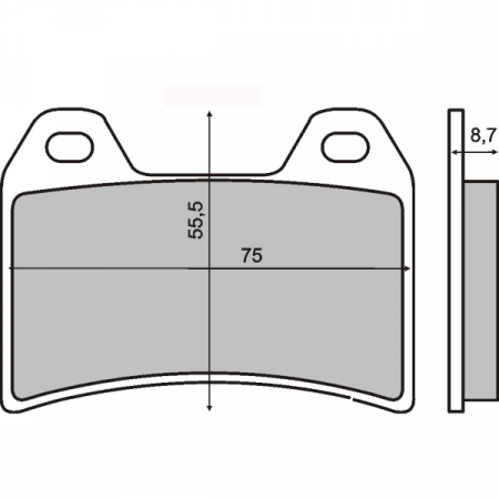 Frana - Placute frana echivalent MCB683