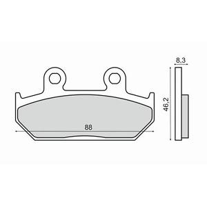 Placute frana - Placute frana sinter Honda RS 125 R fata