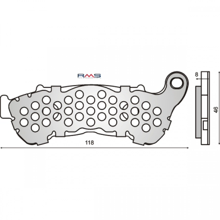 Placute frana - Placute frana Honda CB Hornet 600 '07, Suzuki Burgman 125-200 '07